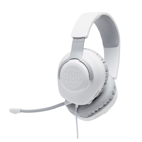 JBL Quantum 100, Over-Ear Wired Gaming Headset White