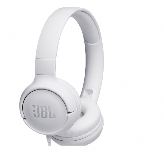 JBL Tune 500, On Ear Universal Headphones White